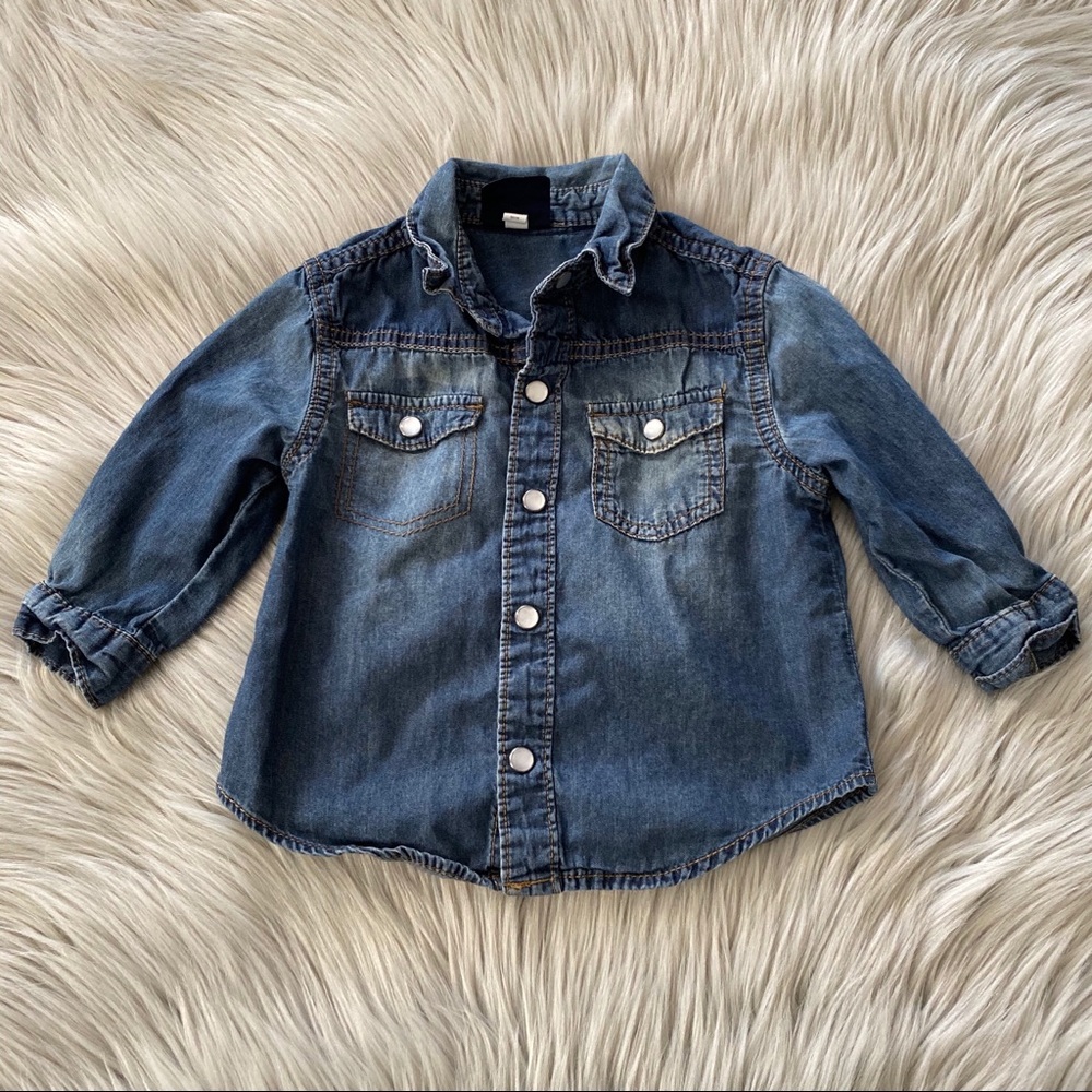 OSHKOSH Denim Button-down Shirt
